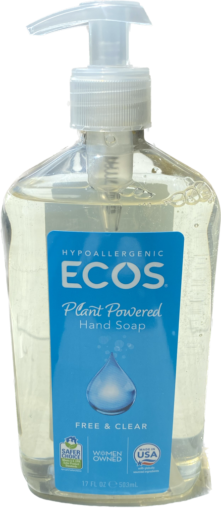 ECOS® Pro Hand soap, Free & clear, 6/17oz