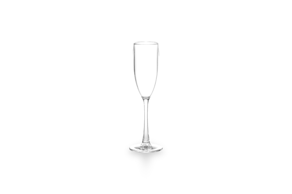 Acrylic Champagne cup 150ml 5*22cm 24/cs