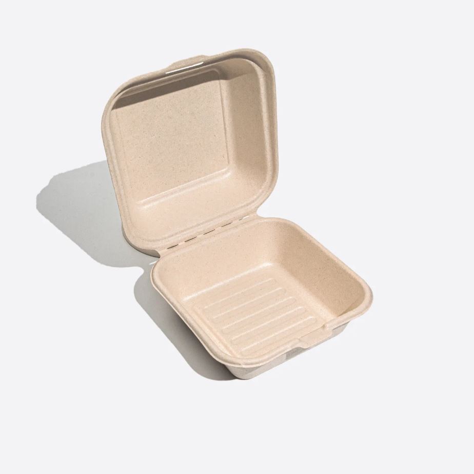 New Gen Clamshell 6x6 450ml burger box 10/50 