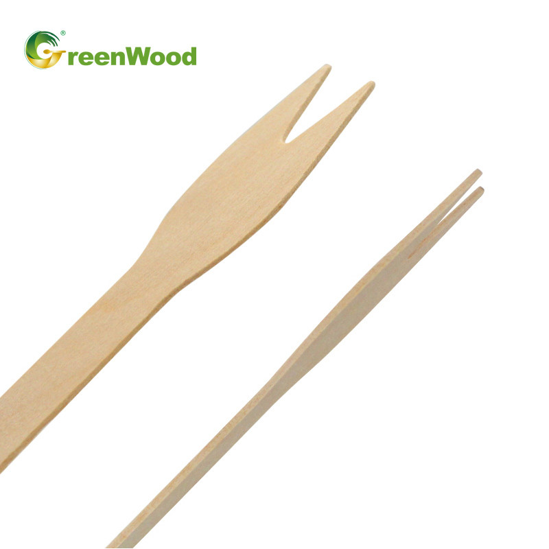 Wooden Fruit Fork 95*14/10*1.2mm 1000ct