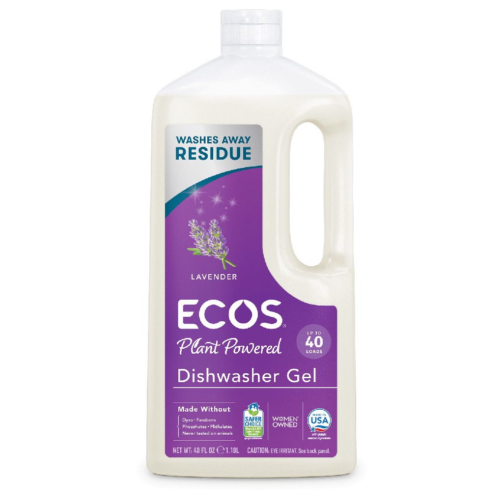 ECOS Dishwasher Gel, Lavender 8/40oz