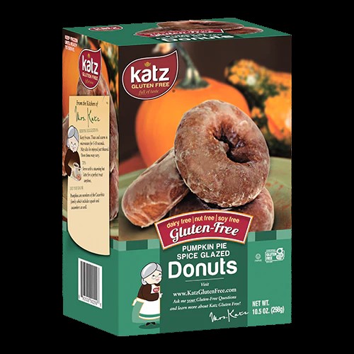 Donut pumpkin spiced glazed 6/10.5oz Katz