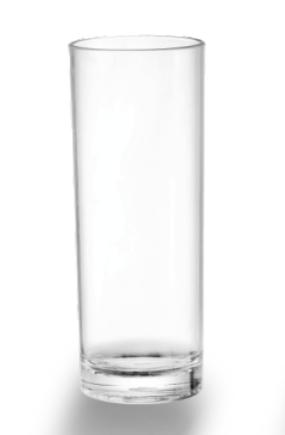 Acrylic drinking cup tumbler highball 360ml 6.7*15.7cm 144/cs  