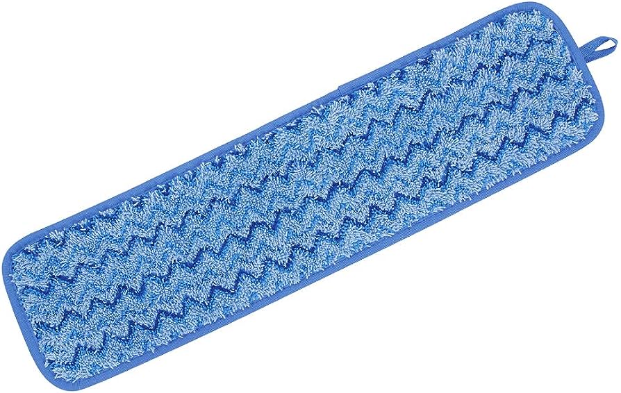 Rubbermaid Microfiber Wet Mop Head, 11" W, Blue