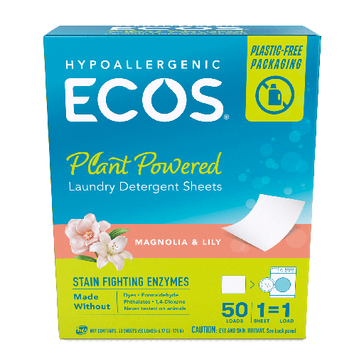 [9536/10] ECOS Next Liquidless Laundry detergent Magnolia-lily 50CT