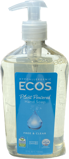 [9515/06] ECOS® Pro Hand soap, Free & clear, 6/17oz