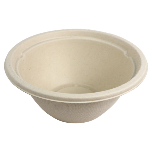 [BO-SC-U32] Bowl Unblch 32 - 40oz Plant Fiber Comp-Bio 4/125ct