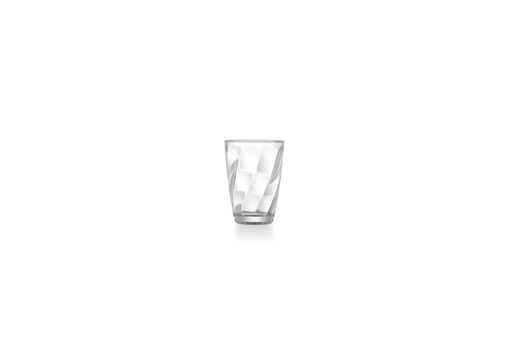 [FUBU0136] Acrylic drinking cup twist 360ml 8.5*11.5cm 24/cs