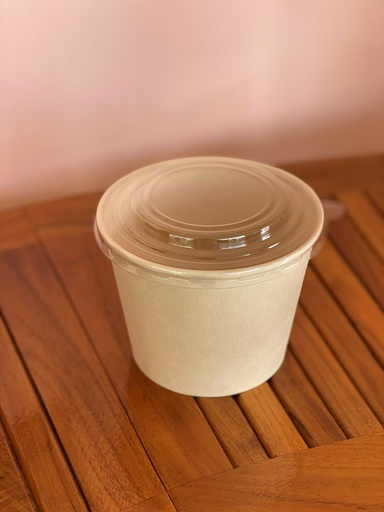 [NGB998] New Gen. Bamboe Fiber Salad Bowl with Lids 998ML 15/40