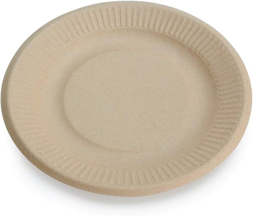 [NGECO-06] New Gen. 6'' round plate, natual color 155*14.6mm 20/50  ECO-06