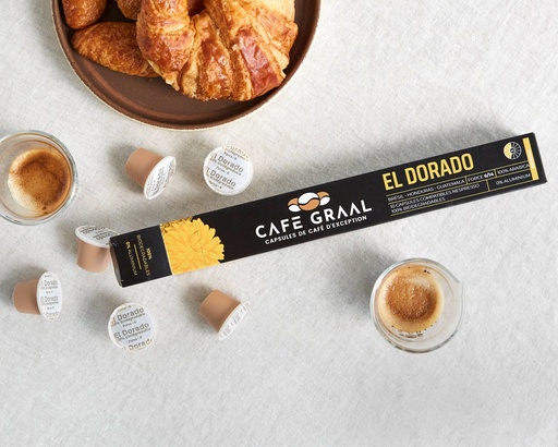 [ElDorado] 100% biodegradable coffee capsule El Dorado Espresso 8/10ct