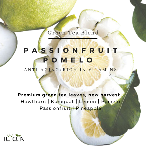 [ILCHAB11] IL-CHA organic tea wholesale bag 2lb - Passionfruit pomelo