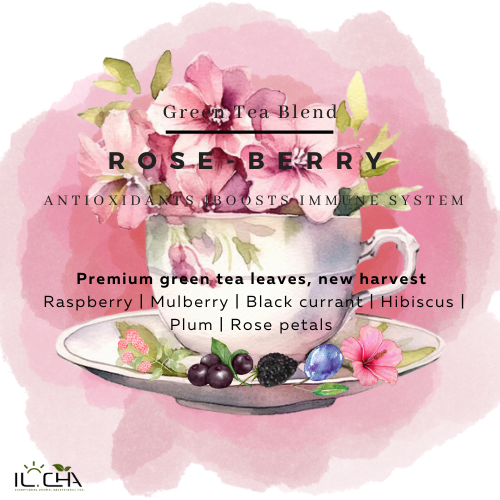 [ILCHAB13] IL-CHA organic tea wholesale bag 2lb - RoseBerry