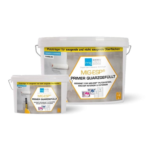 MIG-ESP Primer quartz-filled 15L