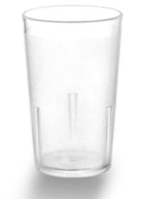 [FUBU8560] Acrylic drinking cup tumbler L 360ml 7.2*12.5cm 72/cs 