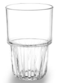 [FUBU8989] Acrylic drinking cup tumbler 330ml 7.8*11.7cm 72/cs 